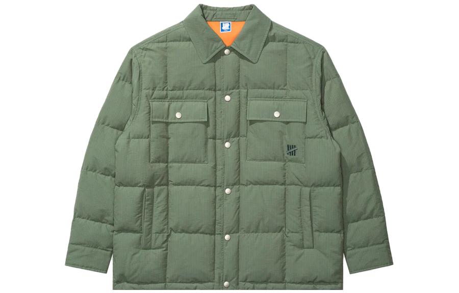 UNDFTD Green Loose-Fit Long-Sleeve Jacket 40111