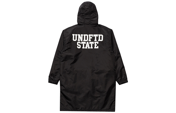 UNDFTD Letter Print Long Jacket Black Unisex 40038