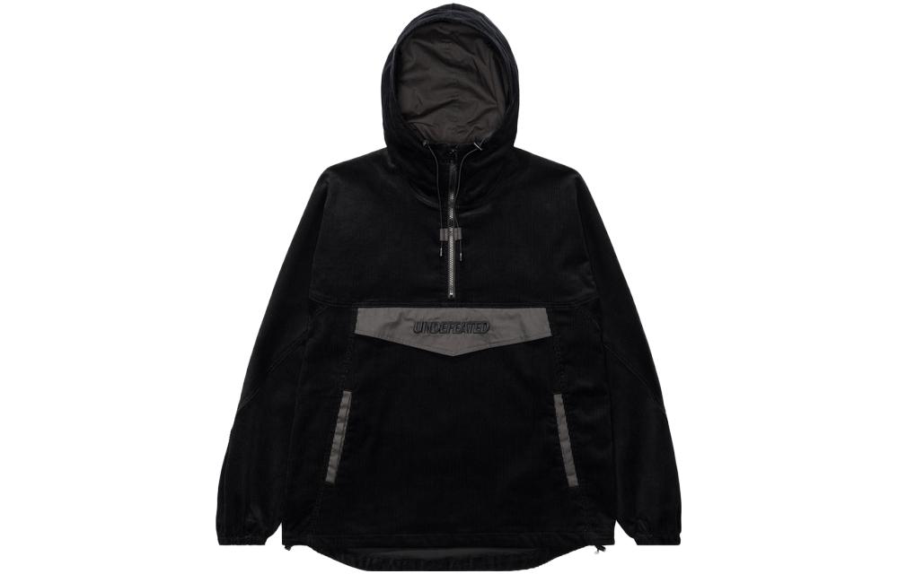 Order UNDEFEATED 标志灯芯绒半拉链连帽夹克男女同款。 UI33GWJ03M