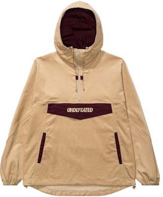 UNDEFEATED 标志灯芯绒半拉链连帽夹克男女同款。 UI33GWJ03M Shop UNDEFEATED 标志灯芯绒半拉链连帽夹克男女同款。 UI33GWJ03M