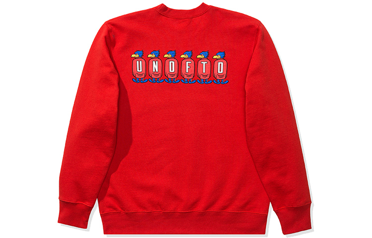 UNDFTD Logo Graphic Crewneck Sweatshirt Unisex Long Sleeve UT04GKR03M