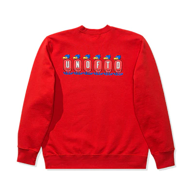 UNDFTD Logo Graphic Crewneck Sweatshirt Unisex Long Sleeve UT04GKR03M