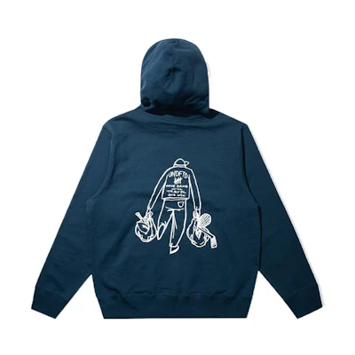 UNDFTD Logo Hoodie with Hand-Drawn Print - Unisex Pullover UC2HGKH02M