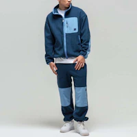 Shop UNDEFEATED Logo Patchwork Colorblock Fleece Reversible Jacket Unisex. UC2HGFJ01M