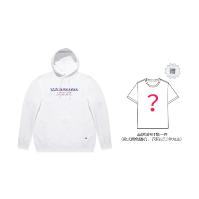UNDFTD Logo Print Oversized Hoodie White (Unisex) UT04GKH02M-WH(SJT1)