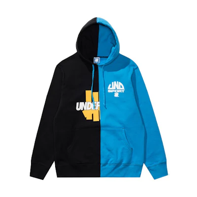 UNDFTD Logo Print Patchwork Pullover Hoodie Unisex UT14GKH05M