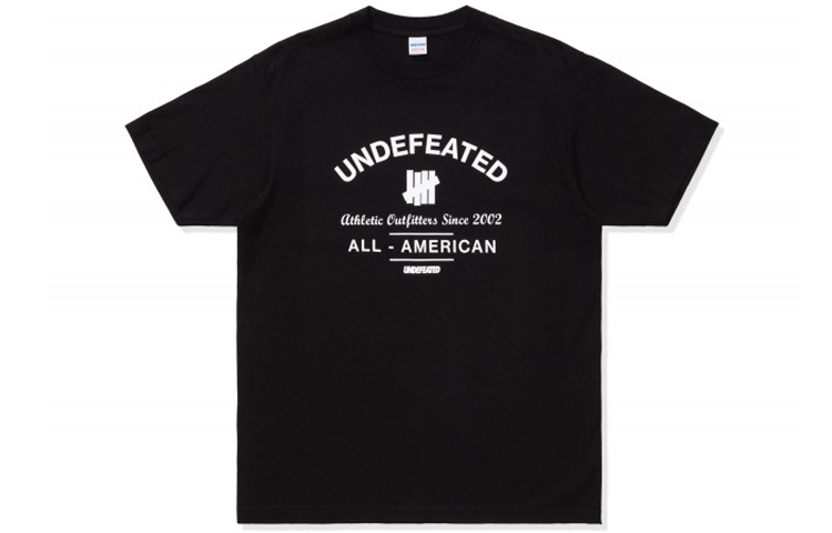 UNDEFEATED Logo Print T-Shirt Black () 80096-BLACK