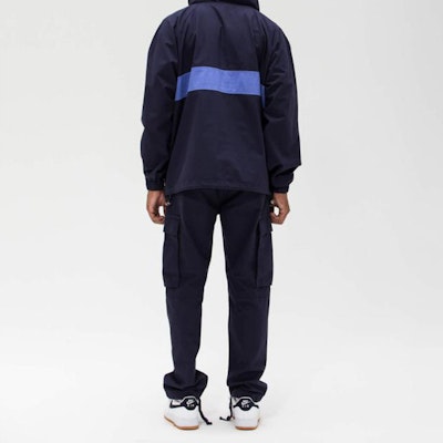 UNDEFEATED ネイビー 防水 ユーティリティ キャンバス フード付きジャケット 男女兼用 40023 Purchase UNDEFEATED ネイビー 防水 ユーティリティ キャンバス フード付きジャケット 男女兼用 40023