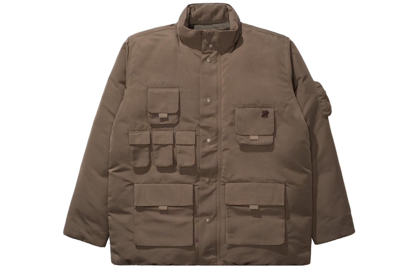 UNDFTD Plain Zip-Up Stand Collar Jacket Long-Sleeve Outerwear 40097