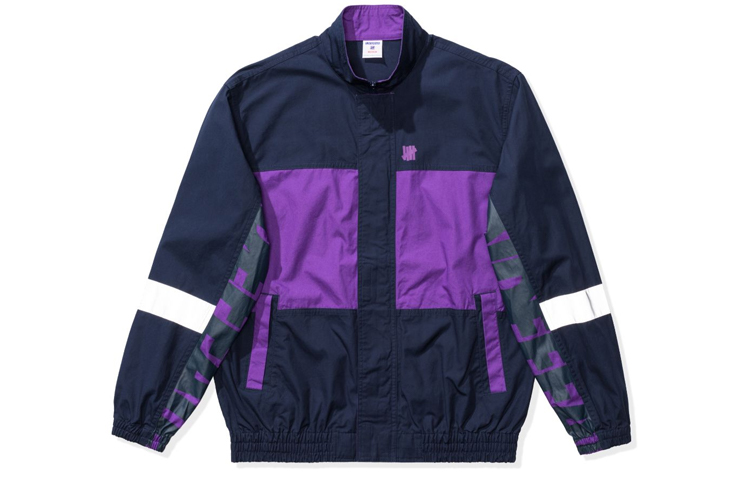 UNDFTD SS20 Patchwork Casual Sports Jacket Navy Unisex 40030-TIBETANBLUE