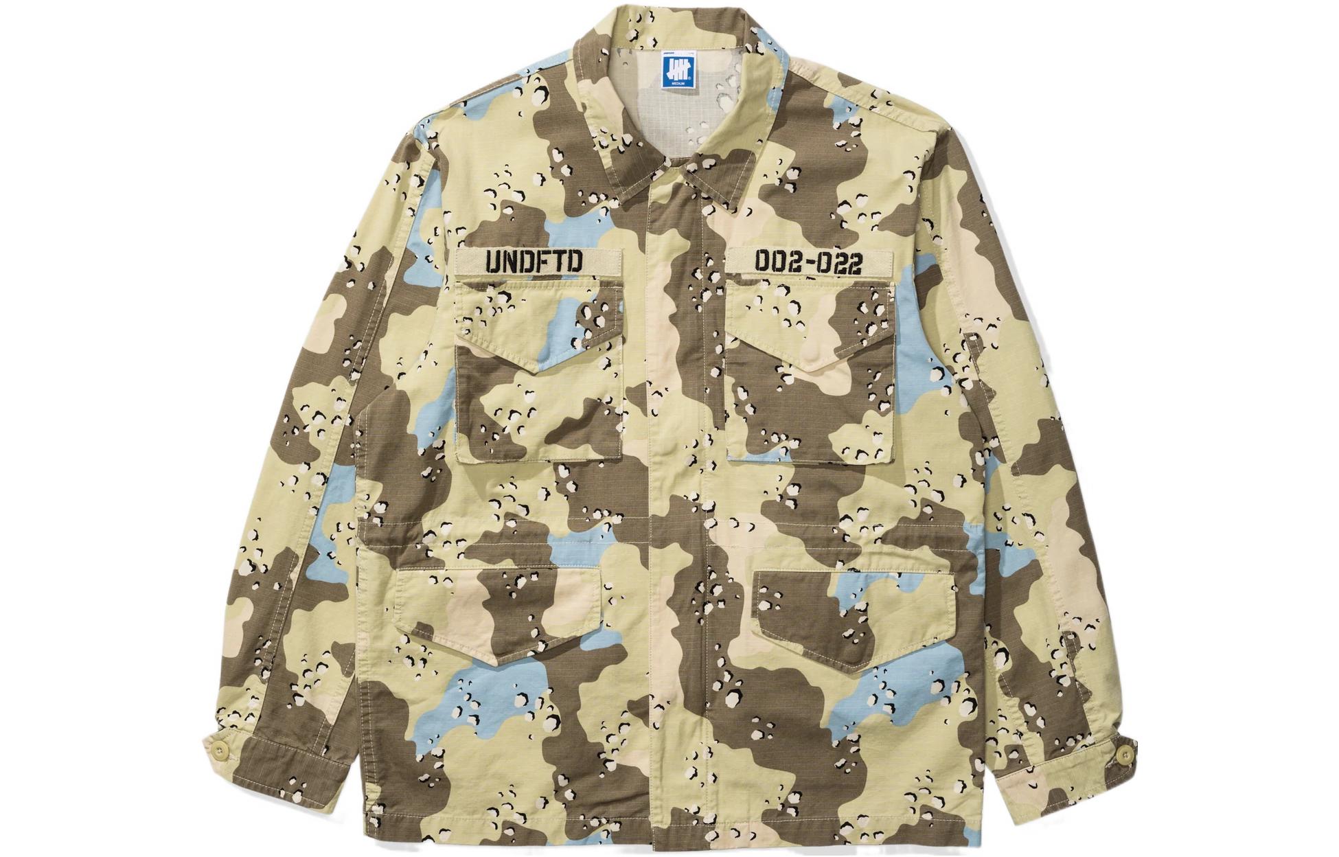 UNDEFEATED SS22 Logo Multi-Pocket Utility Jacket for Men 40048