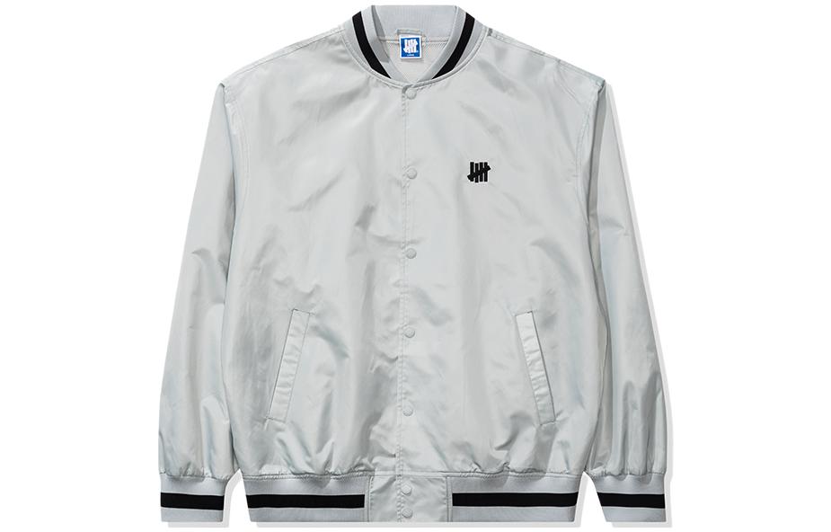 UNDFTD SS23 5-Strikes Logo Varsity Jacket - Unisex Couples Style UC31GWJ02M