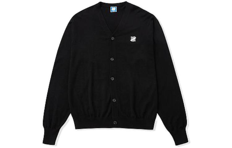 UNDEFEATED SS23 Classic Five Stripes V-Neck Logo Knit Sweater Unisex Couple Style UC31GKR02M