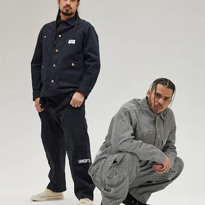 UNDEFEATED SS23 Jaket Utility Logo Patch Banyak Kantong Unisex UC31GWJ03M 3