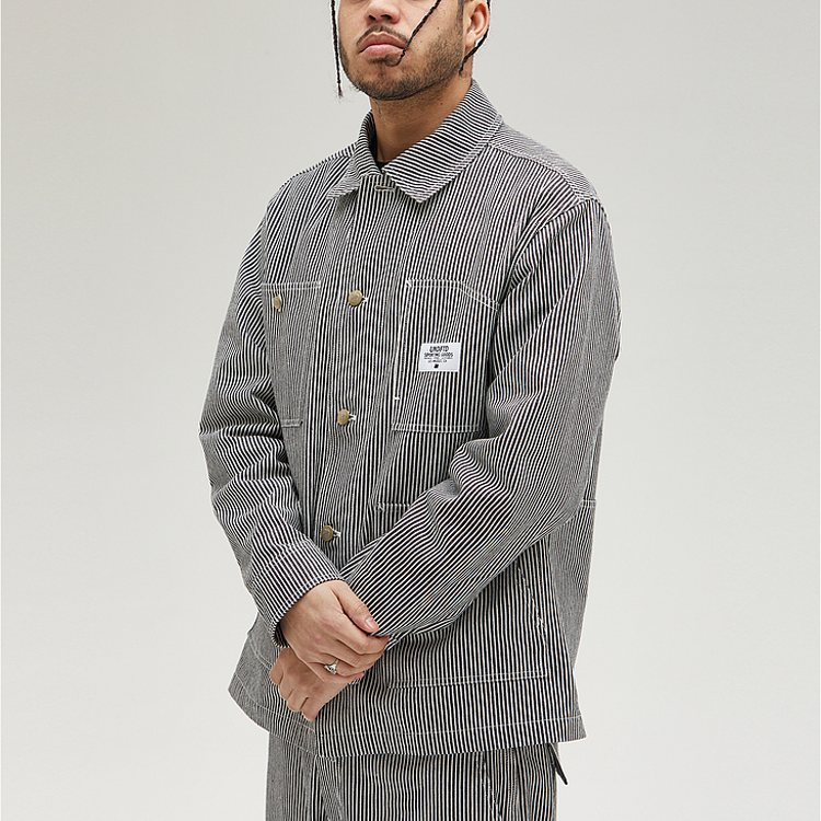 Cheap UNDEFEATED SS23 Jaket Utility Logo Patch Banyak Kantong Unisex UC31GWJ03M