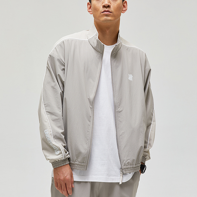 Sizing 언디피티드 SS24 컨트라스트 트림 5-스트라이프 루즈핏 자켓 유니섹스 UC41GWJ04M