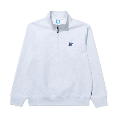UNDFTD SS24 Logo Half-Zip Pullover Stand Collar Loose Sweatshirt Unisex UC41GKC02M