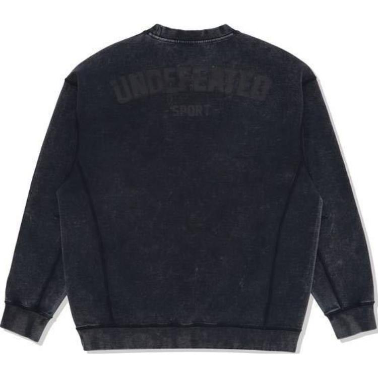 Shop UNDEFEATED SS24 标志印花圆领卫衣 男女同款运动服 UP41GKH01M