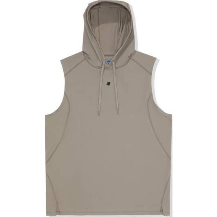 UNDEFEATED SS24 Logo Sleeveless Hoodie Unisex - Athletic Collection UP41GTK02M