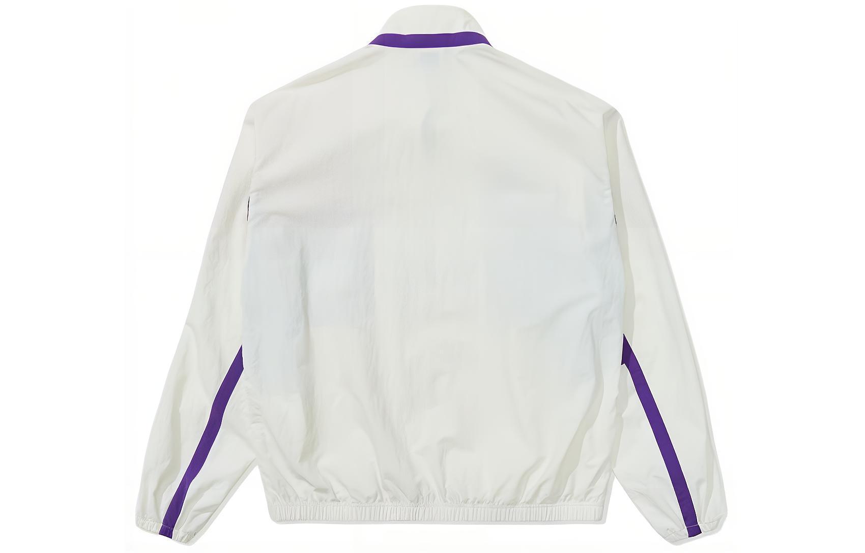 Lookbook UNDEFEATED SS24复古条纹篮球夹克 男女同款长袖外套 UC41GWJ06M