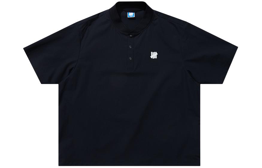 Details for UNDEFEATED SS24 条纹标志对比款亨利领休闲编织T恤 男女通用 UC41GSS02M