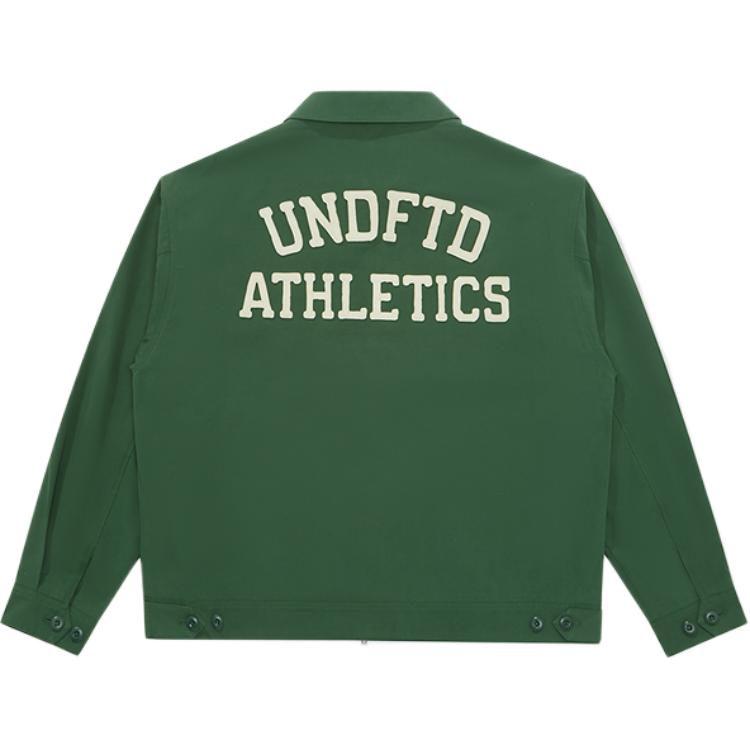 Shop UNDEFEATED SS25 Five-Stripes Logo Patch Loose Fit Jacket Unisex Casual Outerwear UC51GWJ04M