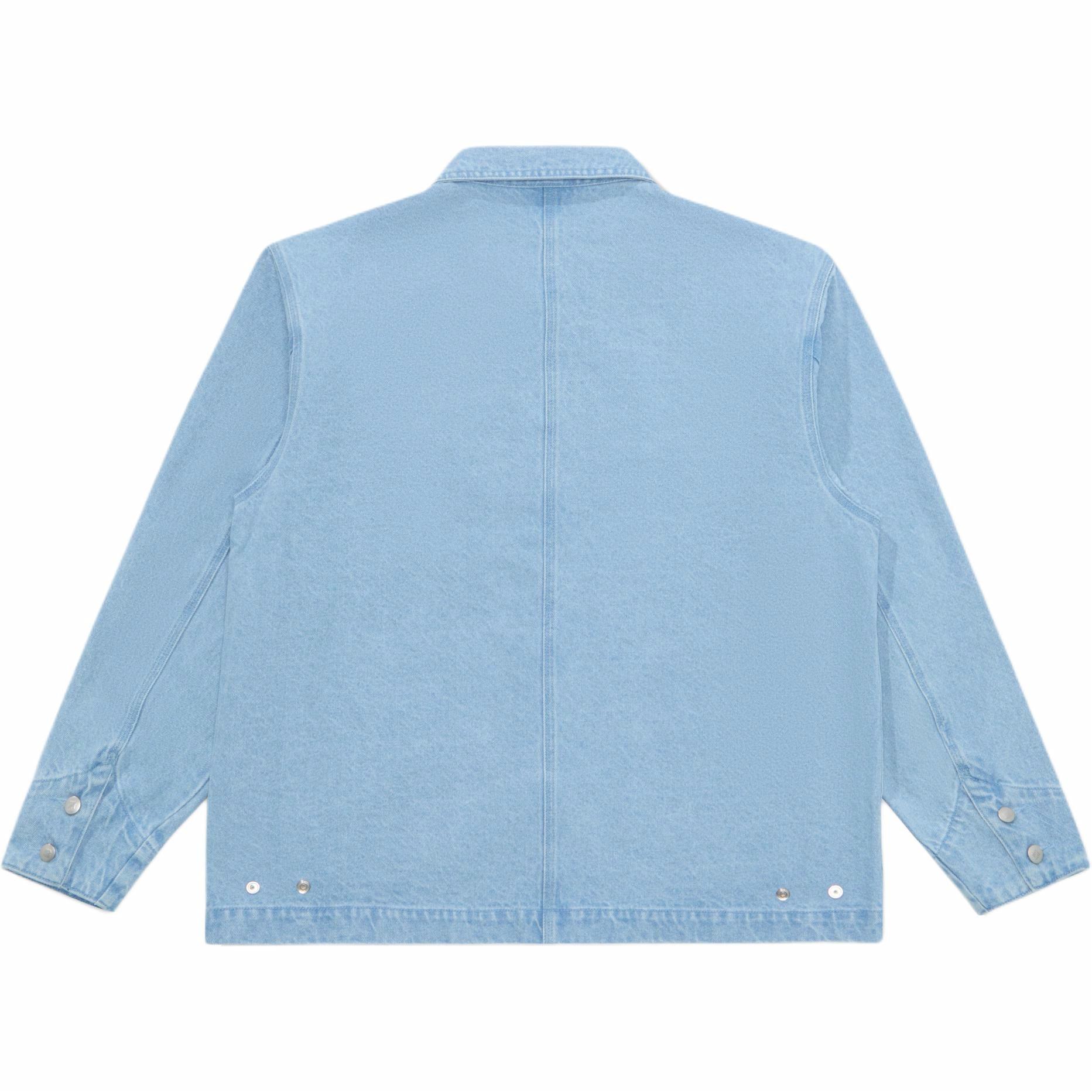 Sizing UNDEFEATED SS25 Five-Stripes Small Logo Denim Workwear Jacket Unisex. UC51GWJ03M