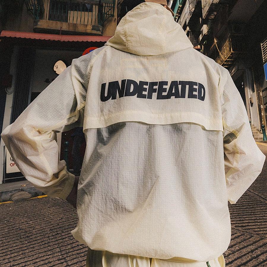 Details for UNDEFEATED SS25 Lightweight UV50+ Water-Resistant Jacket with Logo Design Unisex UC51GWJ12M