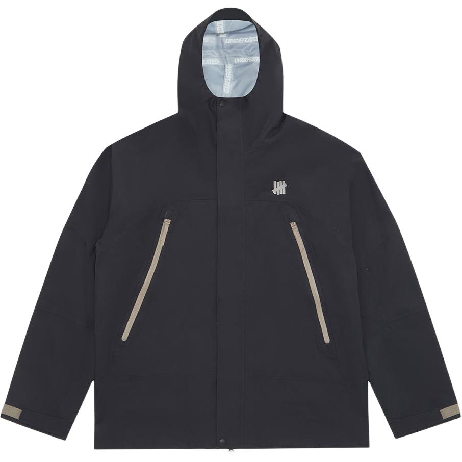 UNDEFEATED SS25 Triple-Layer Waterproof Jacket Outdoor Unisex 5-Strikes Design UC51GWJ01M