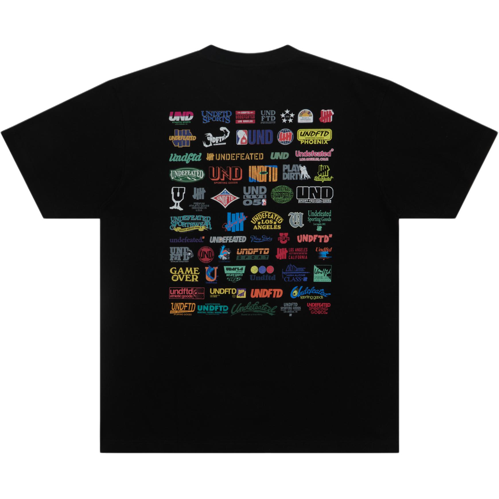UNDEFEATED SS26 5-Strikes Logo All-Over Print Retro Tee Unisex UC62GSS02M