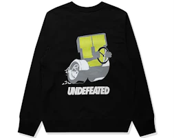 UNDEFEATED Striped Logo Car Print Pullover Sweatshirt Unisex Couples Edition UC23GKH07M UNDEFEATED Striped Logo Car Print Pullover Sweatshirt Unisex Couples Edition UC23GKH07M