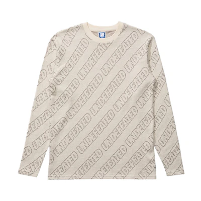 UNDFTD Unisex Jacquard Crewneck Pullover Sweatshirt UT14GLS03M