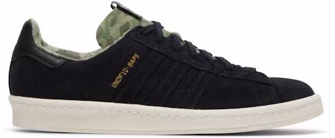 UNDEFEATED x A Bathing Ape x adidas Campus 80s 'Black' Q34750 UNDEFEATED x A Bathing Ape x adidas Campus 80s 'Black' Q34750