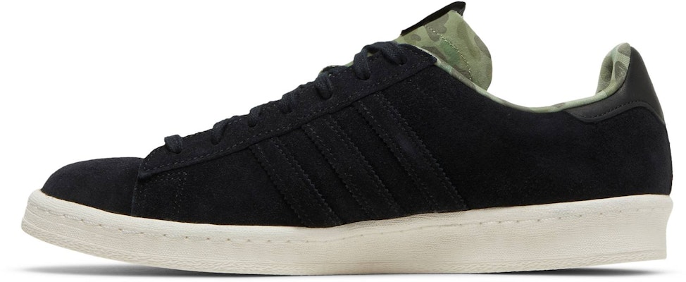 UNDEFEATED x BAPE x adidas Campus 80s 黒 Q34750 Lookbook UNDEFEATED x BAPE x adidas Campus 80s 黒 Q34750