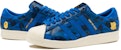 UNDEFEATED x A Bathing Ape x adidas Superstar 80s 'Blue Camo' S74775