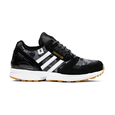 UNDFTD BAPE adidas ZX 8000 'A-ZX Series - Black Camo'