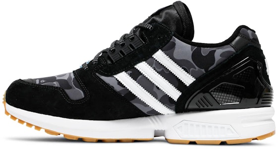 UNDEFEATED x A Bathing Ape x adidas ZX 8000 'A-ZX Series - Camuflaje Negro' FY8852 Lookbook UNDEFEATED x A Bathing Ape x adidas ZX 8000 'A-ZX Series - Camuflaje Negro' FY8852