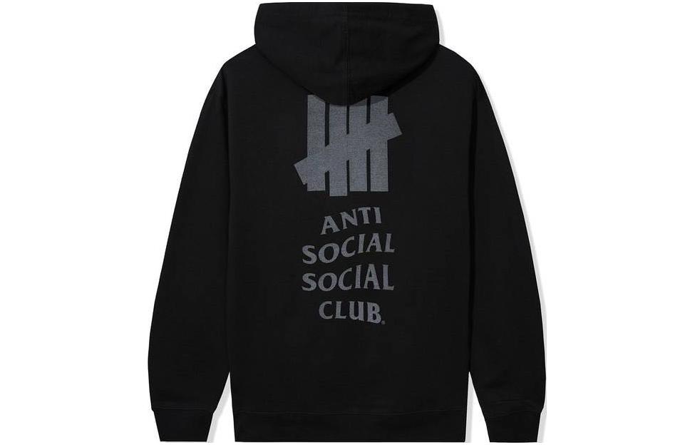 UNDFTD ASSC Logo Hoodie Black Unisex Collaboration Pullover UI34GKH10M
