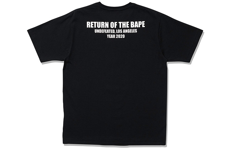 Lookbook アンディフィーテッド × バペ エイプヘッド Tシャツ ユニセックス 001TEG731905X