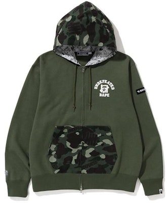 UNDEFEATED x BAPE FW22 Camo Patchwork Letter Print Zip Hoodie Unisex. UI2BGKH01M Order UNDEFEATED x BAPE FW22 Camo Patchwork Letter Print Zip Hoodie Unisex. UI2BGKH01M