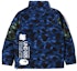 Shop UNDEFEATED x BAPE 2022秋冬迷彩拉链连帽外套 男女款 蓝色. UI2BGDJ01M