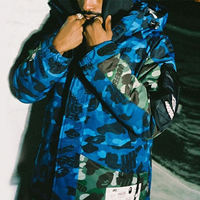 UNDEFEATED x BAPE 2022秋冬迷彩拉链连帽外套 男女款 蓝色. UI2BGDJ01M Purchase UNDEFEATED x BAPE 2022秋冬迷彩拉链连帽外套 男女款 蓝色. UI2BGDJ01M