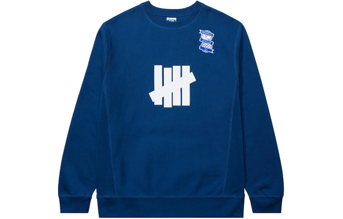 UNDEFEATED x BCFC FW23 Five Strikes Logo Crewneck Sweatshirt Unisex UI34GKC01M