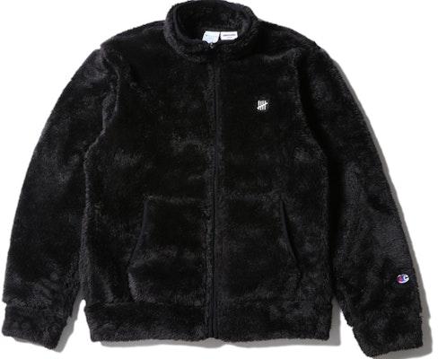 UNDEFEATED x Champion 2019秋冬款男女黑色羊羔绒夹克 C8-Q642 Order UNDEFEATED x Champion 2019秋冬款男女黑色羊羔绒夹克 C8-Q642