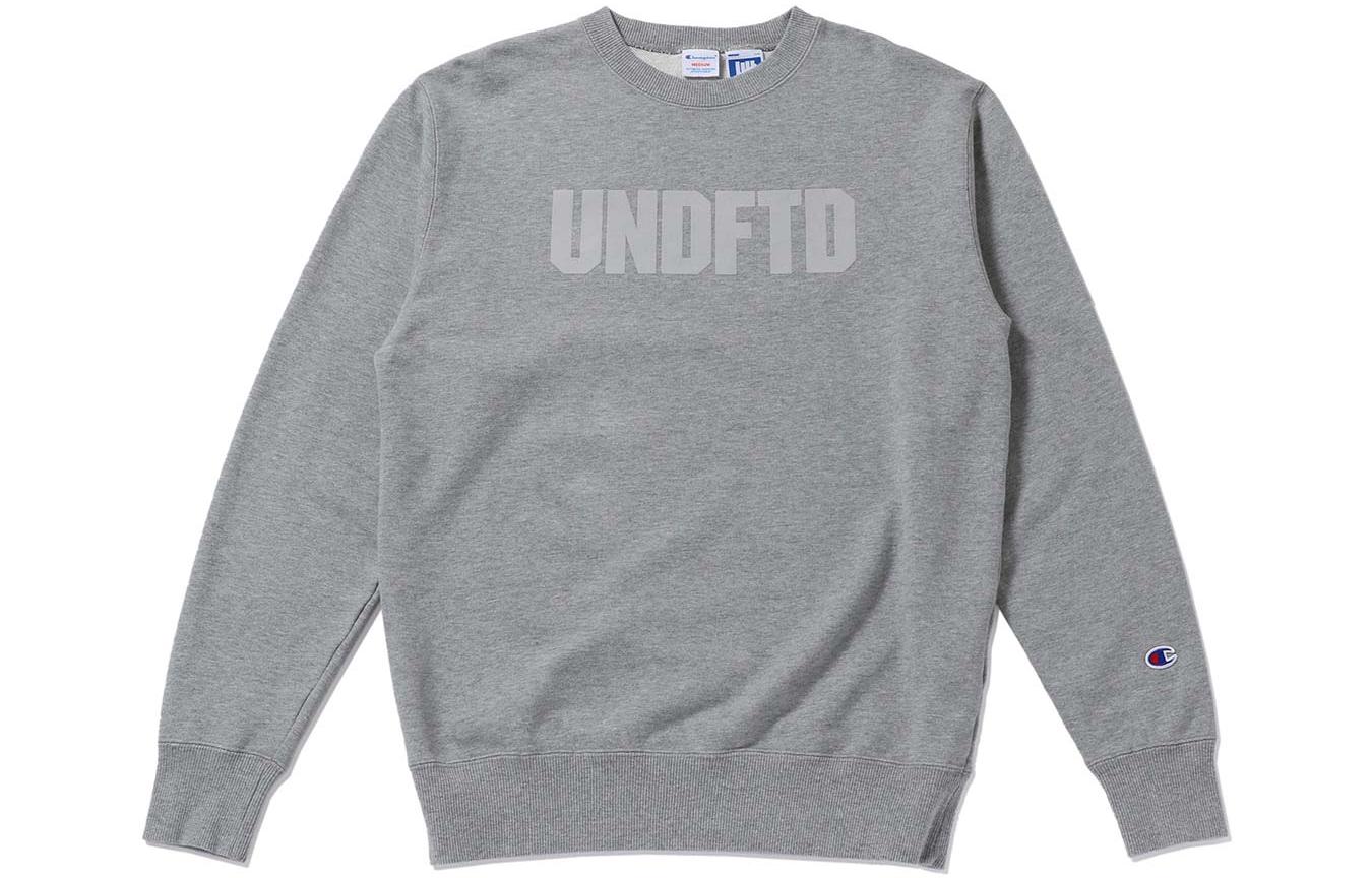 UNDFTD Champion SS22 Logo Print Crewneck Long Sleeve Unisex Sweatshirt C8-S023