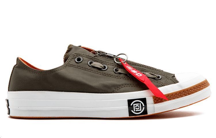 Order UNDEFEATED x Clot x Converse Chuck 70 Ox 'Bronze Green' Pria Sneaker 141754C