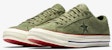 UNDEFEATED x Converse One Star Suede Rendah 'Olive' 158894C