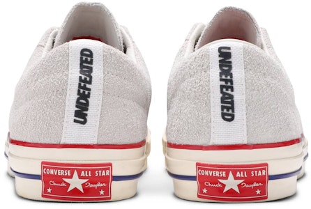 Undefeated x Converse One Star Suede Low 'Putih' 158893C Details for Undefeated x Converse One Star Suede Low 'Putih' 158893C