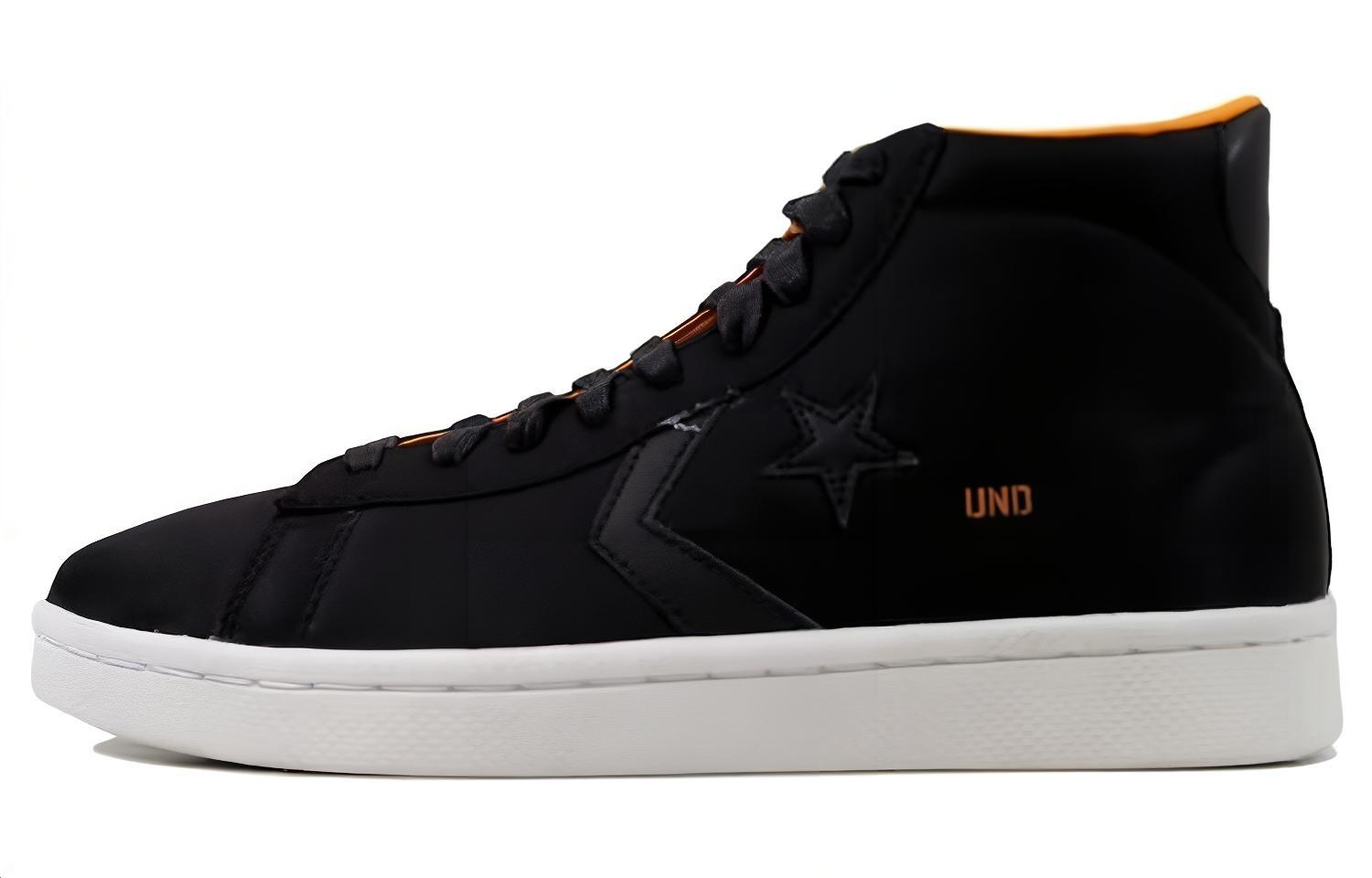 UNDEFEATED x Converse Pro Leather Mid 'Black Autumn' 131866C