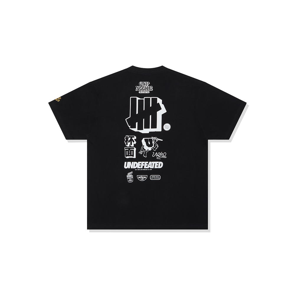 UNDEFEATED x Cup Noodles FW25 Logo Tee - 5 Strikes Graphic Unisex T-Shirt UC54GSS07M